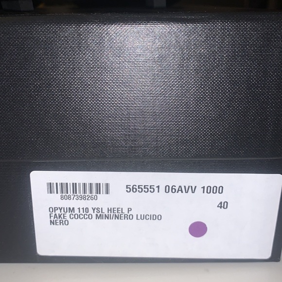 ❌SOLD❌ YSL Opyum Black Heels brand new - Picture 6 of 8